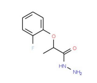 2-(2-fluorophenoxy)propanohydrazide - chemical structure image