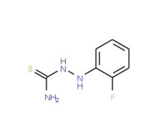 2-(2-Fluorophenyl)-1-hydrazinecarbothioamide - chemical structure image