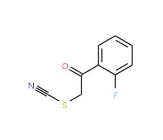 2-(2-Fluorophenyl)-2-oxoethyl thiocyanate - chemical structure image