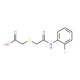 ({2-[(2-fluorophenyl)amino]-2-oxoethyl}thio)acetic acid - chemical structure image