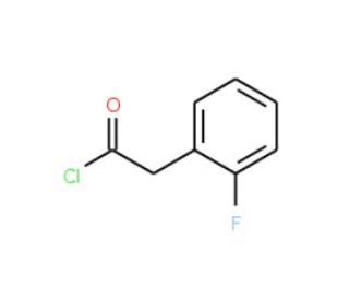 2-(2-Fluorophenyl)ethanoyl chloride (CAS 451-81-0) - chemical structure image