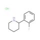 2-(2-Fluorophenyl)piperidine hydrochloride - chemical structure image