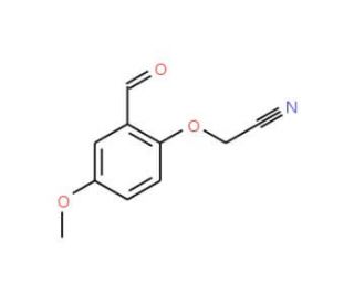2-(2-Formyl-4-methoxyphenoxy)acetonitrile - chemical structure image