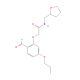 2-(2-formyl-5-propoxyphenoxy)-N-(tetrahydrofuran-2-ylmethyl)acetamide - chemical structure image