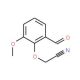 2-(2-Formyl-6-methoxyphenoxy)acetonitrile - chemical structure image