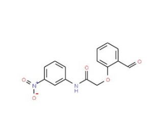 2-(2-Formyl-phenoxy)-N-(3-nitro-phenyl)-acetamide - chemical structure image