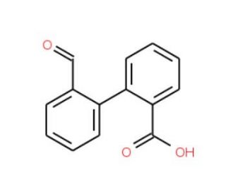 2-(2-Formylphenyl)benzoic acid (CAS 6720-26-9) - chemical structure image