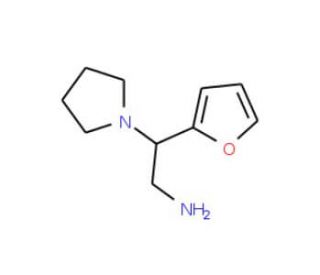 2-(2-furyl)-2-pyrrolidin-1-ylethanamine (CAS 790263-43-3) - chemical structure image