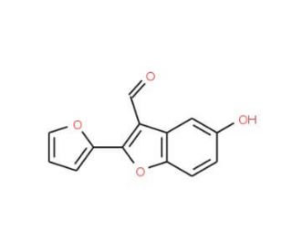 2-(2-Furyl)-5-hydroxy-1-benzofuran-3-carbaldehyde - chemical structure image