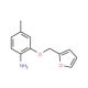 2-(2-Furylmethoxy)-4-methylaniline (CAS 946774-09-0) - chemical structure image