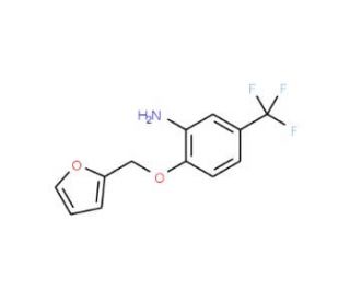 2-(2-Furylmethoxy)-5-(trifluoromethyl)aniline - chemical structure image
