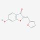 2-(2-furylmethylene)-6-hydroxy-1-benzofuran-3(2H)-one - chemical structure image