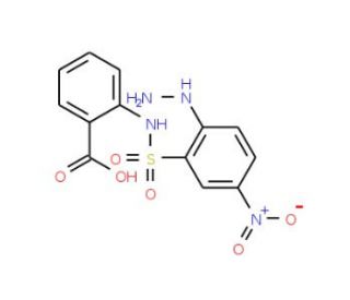 2-(2-Hydrazino-5-nitro-benzenesulfonylamino)-benzoic acid - chemical structure image