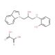 2-(2-Hydroxy-3-indol-1-yl-propylamino)-phenoloxalate - chemical structure image