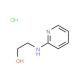2-(2-Hydroxyethylamino)-pyridine hydrochloride (CAS 117043-32-0) - chemical structure image