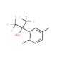 2-(2-Hydroxyhexafluoroisopropyl)-1,4-xylene (CAS 28180-47-4) - chemical structure image