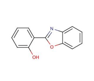 2-(2-Hydroxyphenyl)benzoxazole (CAS 835-64-3) - chemical structure image