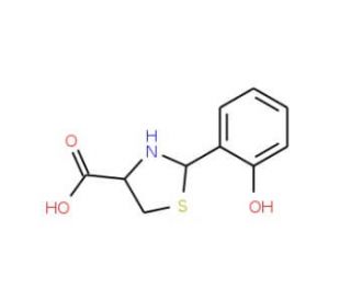 2-(2-Hydroxyphenyl)thiazolidine-4-carboxylic acid - chemical structure image