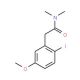 2-(2-Iodo-5-methoxy-phenyl)-N,N-dimethyl-acetamide (CAS 99540-20-2) - chemical structure image