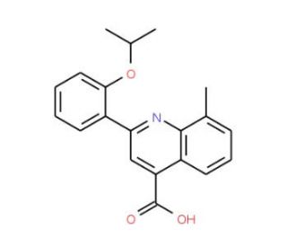 2-(2-Isopropoxyphenyl)-8-methylquinoline-4-carboxylic acid - chemical structure image