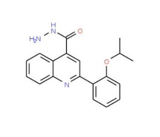 2-(2-Isopropoxyphenyl)quinoline-4-carbohydrazide - chemical structure image