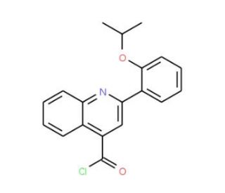 2-(2-isopropoxyphenyl)quinoline-4-carbonyl chloride - chemical structure image