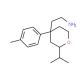 2-(2-Isopropyl-4-p-tolyl-tetrahydro-pyran-4-yl)-ethylamine (CAS 672266-20-5) - chemical structure image