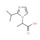 2-(2-Isopropyl-imidazol-1-yl)-propionic acid - chemical structure image