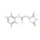 2-(2-Mercapto-4-oxo-4,5-dihydro-1,3-thiazol-5-yl)-N-(2,3,5,6-tetrafluorophenyl)acetamide - chemical structure image