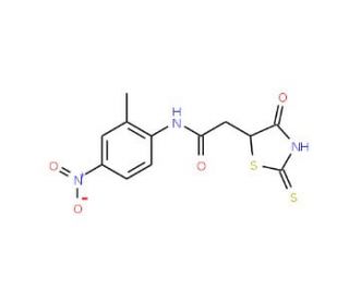 2-(2-Mercapto-4-oxo-4,5-dihydro-1,3-thiazol-5-yl)-N-(2-methyl-4-nitrophenyl)acetamide - chemical structure image