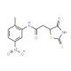 2-(2-Mercapto-4-oxo-4,5-dihydro-1,3-thiazol-5-yl)-N-(2-methyl-5-nitrophenyl)acetamide - chemical structure image