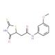 2-(2-Mercapto-4-oxo-4,5-dihydro-1,3-thiazol-5-yl)-N-(3-methoxyphenyl)acetamide - chemical structure image