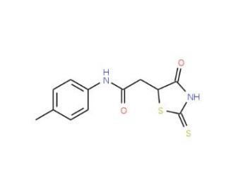 2-(2-Mercapto-4-oxo-4,5-dihydro-1,3-thiazol-5-yl)-N-(4-methylphenyl)acetamide - chemical structure image