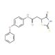 2-(2-Mercapto-4-oxo-4,5-dihydro-1,3-thiazol-5-yl)-N-(4-phenoxyphenyl)acetamide - chemical structure image