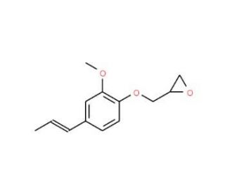 2-({2-methoxy-4-[(1E)-prop-1-enyl]phenoxy}methyl)oxirane - chemical structure image
