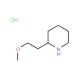 2-(2-Methoxyethyl)piperidine hydrochloride - chemical structure image
