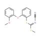 [2-(2-Methoxyphenoxy)phenyl]methyl-cyanocarbonimidodithioate - chemical structure image