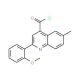 2-(2-methoxyphenyl)-6-methylquinoline-4-carbonyl chloride - chemical structure image