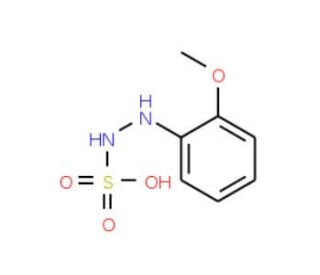 2-(2-Methoxyphenyl)hydrazinesulfonic acid - chemical structure image