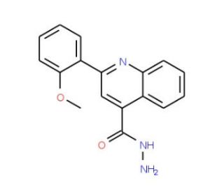 2-(2-Methoxyphenyl)quinoline-4-carbohydrazide - chemical structure image