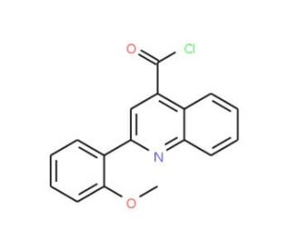 2-(2-methoxyphenyl)quinoline-4-carbonyl chloride - chemical structure image
