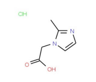 2-(2-methyl-1H-imidazol-1-yl)acetic acid hydrochloride - chemical structure image