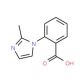 2-(2-Methyl-1H-imidazol-1-yl)benzoic acid (CAS 159589-71-6) - chemical structure image