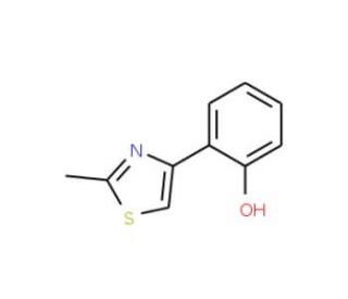 2-(2-Methyl-4-thiazolyl)phenol (CAS 160241-65-6) - chemical structure image