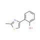 2-(2-Methyl-4-thiazolyl)phenol (CAS 160241-65-6) - chemical structure image