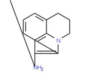 2-(2-Methyl-5,6-dihydro-4H-pyrrolo[3,2,1-ij]-quinolin-1-yl)ethanamine - chemical structure image