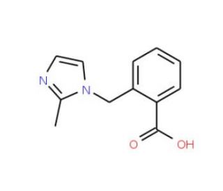 2-(2-Methyl-imidazol-1-ylmethyl)-benzoic acid - chemical structure image