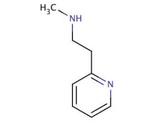 2-(2-Methylaminoethyl)pyridine (CAS 5638-76-6) - chemical structure image