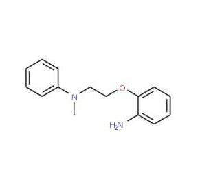 2-[2-(Methylanilino)ethoxy]aniline - chemical structure image