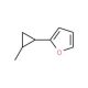 2-(2-methylcyclopropyl)furan - chemical structure image